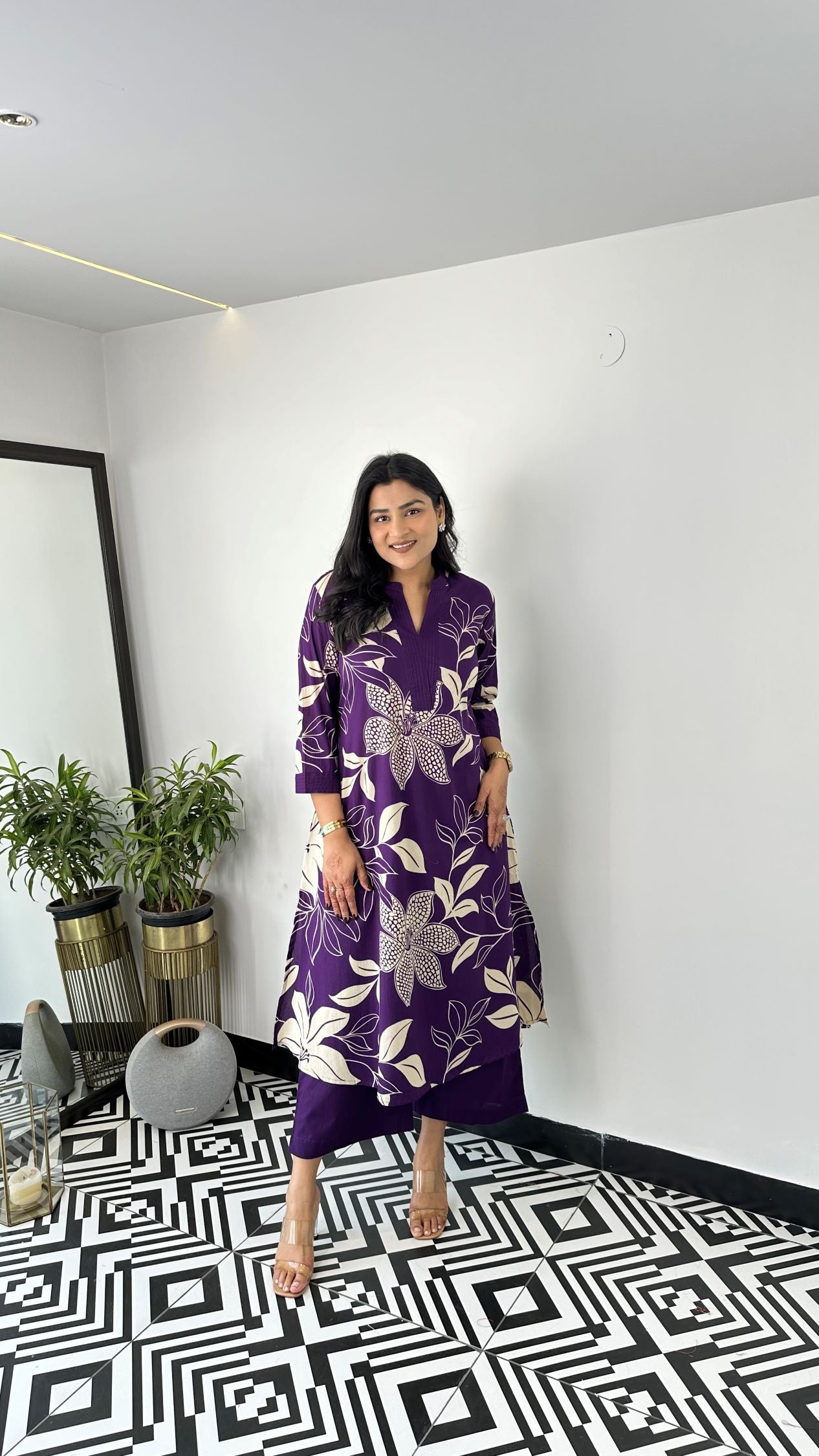 Aster Purple Kurta Pants
