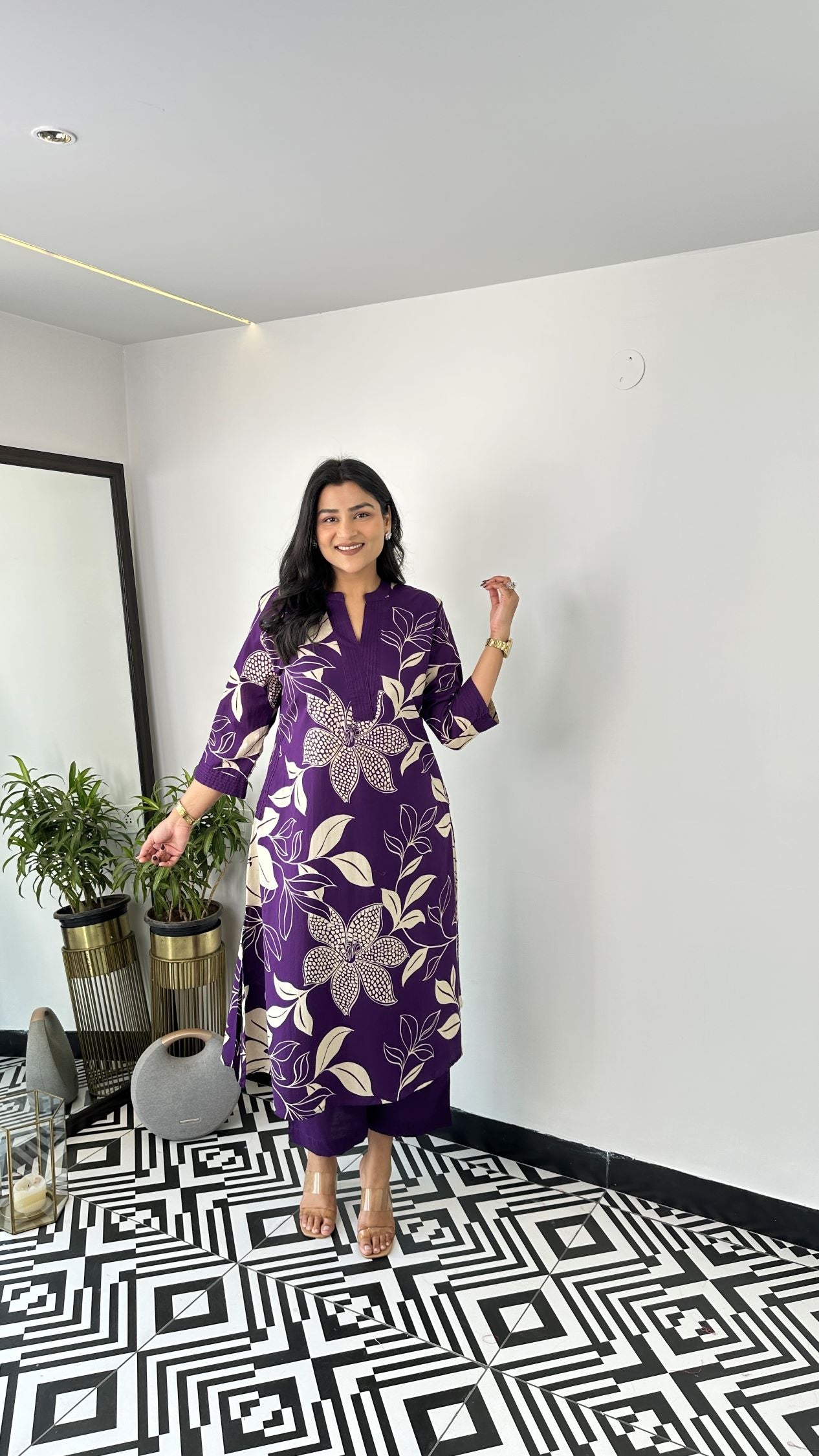 Aster Purple Kurta Pants