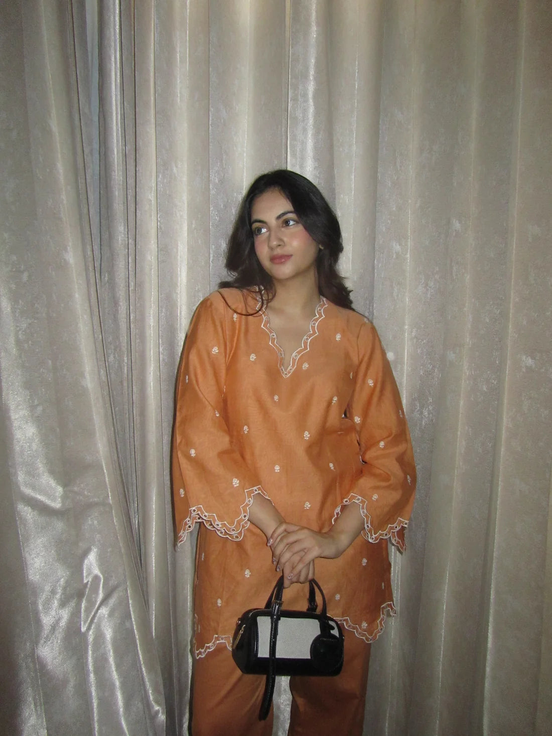 Baby Orange Mul Set