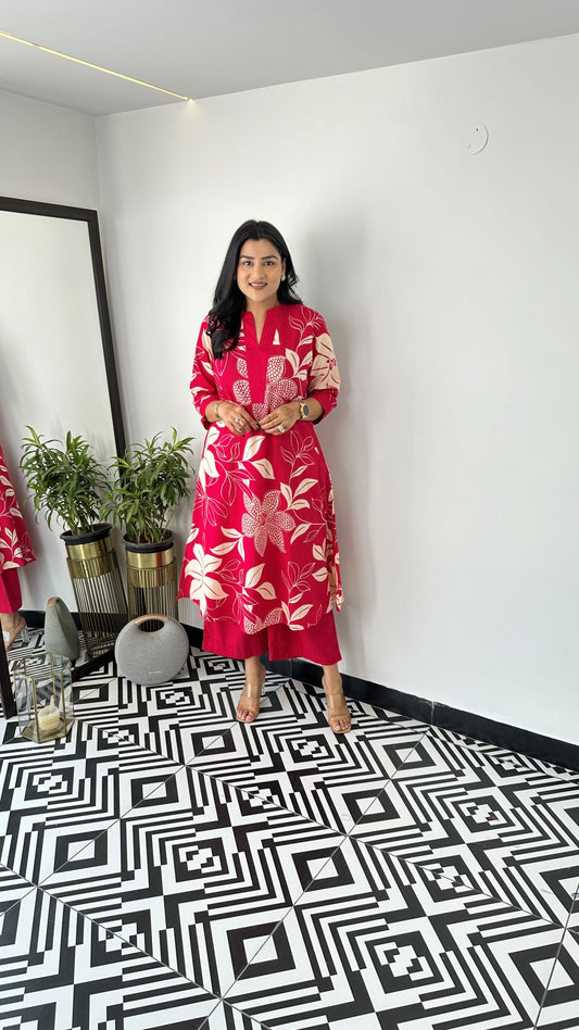 Aster Pink Kurta Pants