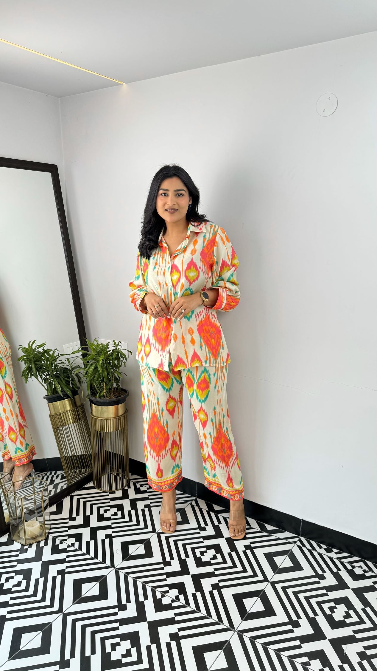 Frida Orange Cord Set