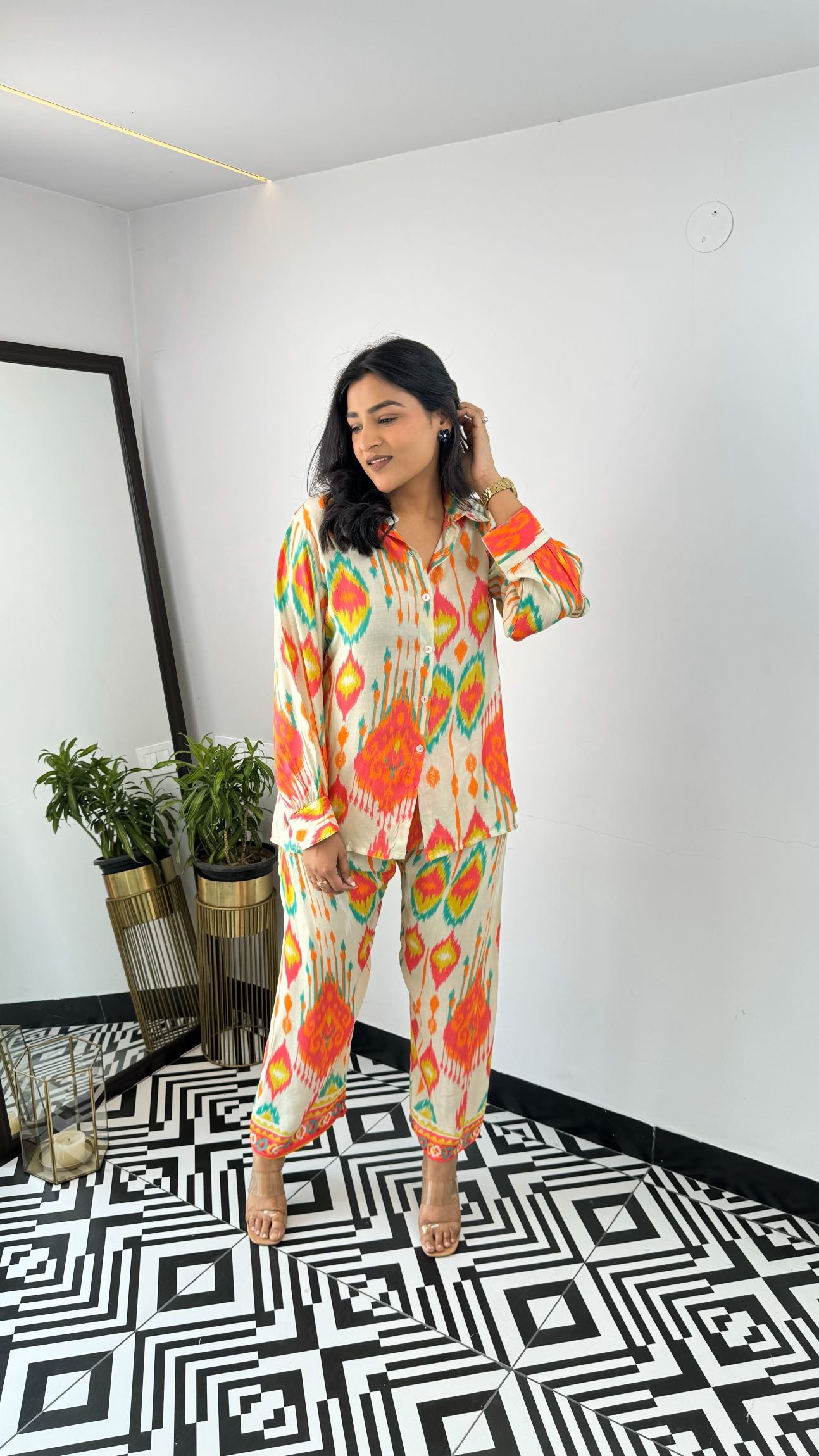 Frida Orange Cord Set