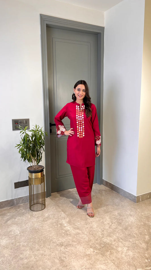 Diamond Pink Cord Set