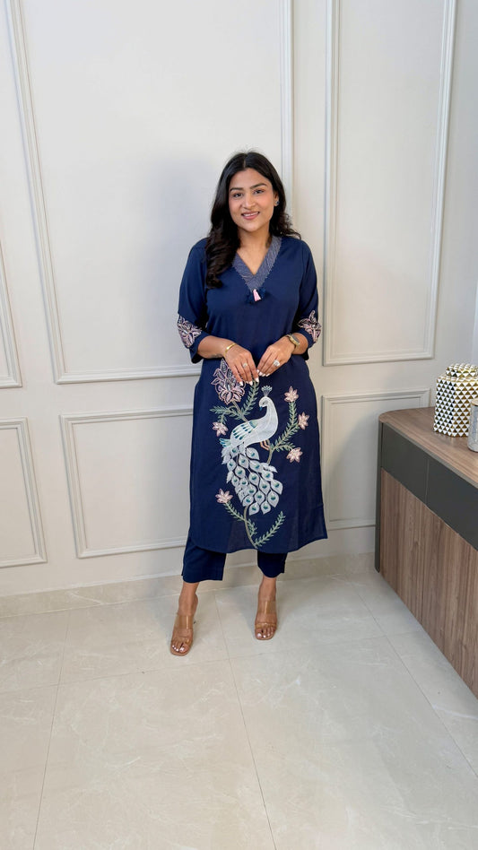 Mayur Blue Kurta Pants