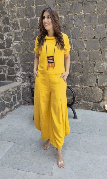 Moss Mustard Yellow Coord Set