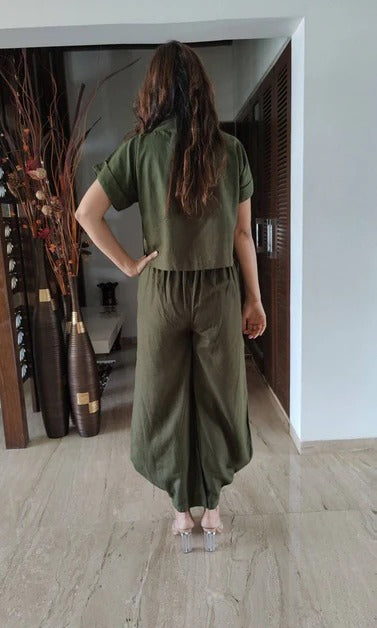 Moss Olive Green Coord Set